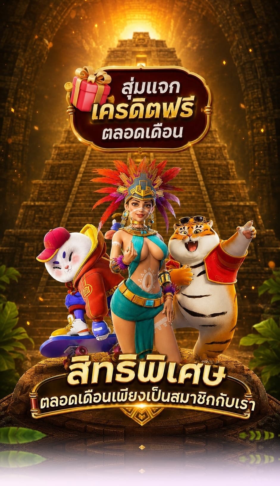 โปรสุ่มแจกเครดิตฟรีตลอดเดือน
